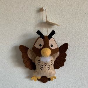 Owl Fabric Ornament